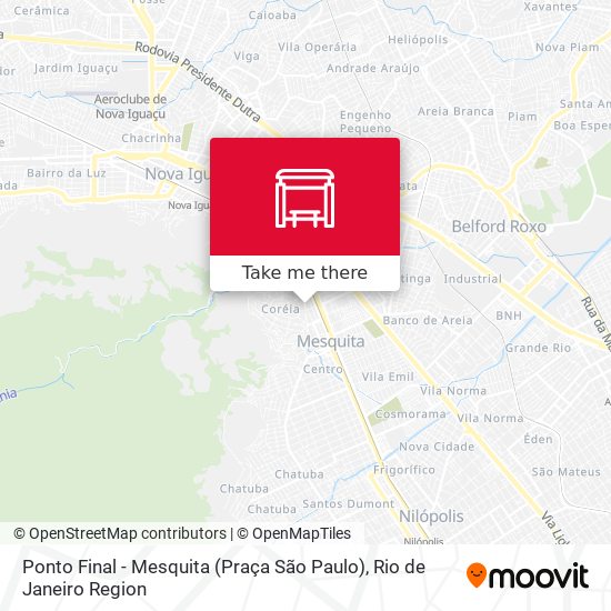Ponto Final - Mesquita (Praça São Paulo) map