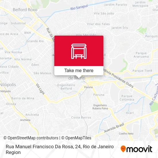 Rua Manuel Francisco Da Rosa, 24 map