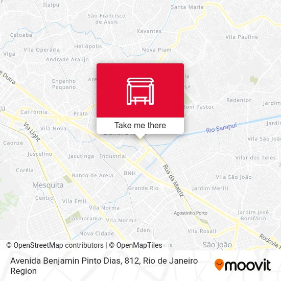 Avenida Benjamin Pinto Dias, 812 map