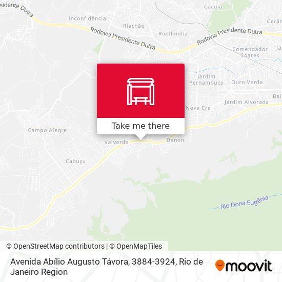 Mapa Avenida Abílio Augusto Távora, 3884-3924