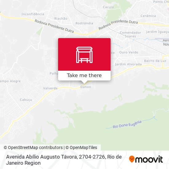 Mapa Avenida Abílio Augusto Távora, 2704-2726
