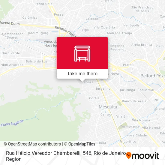 Rua Hélcio Vereador Chambarelli, 546 map