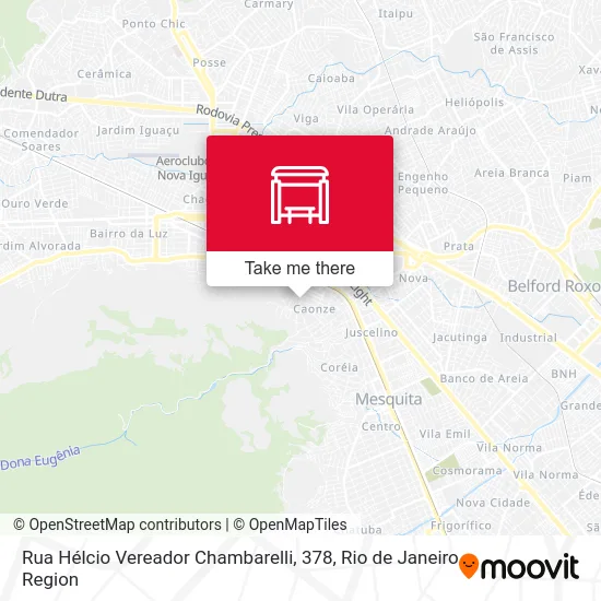 Rua Hélcio Vereador Chambarelli, 378 map