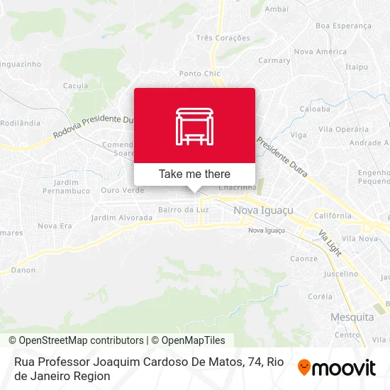 Rua Professor Joaquim Cardoso De Matos, 74 map