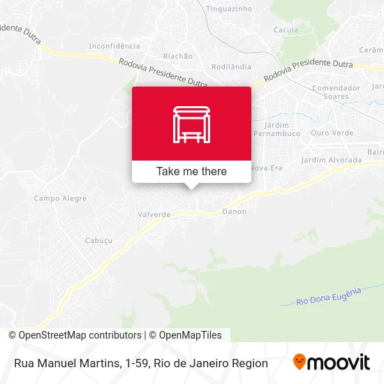 Rua Manuel Martins, 1-59 map