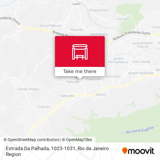 Estrada Da Palhada, 1023-1031 map