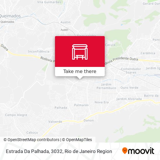 Estrada Da Palhada, 3032 map