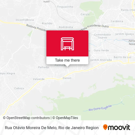 Rua Otávio Moreira De Melo map
