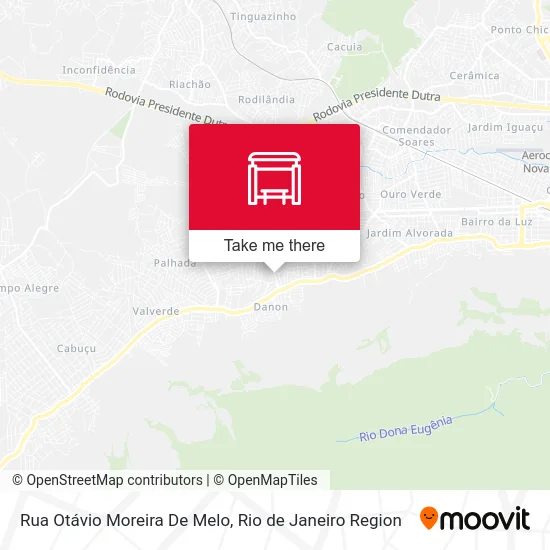 Rua Otávio Moreira De Melo map
