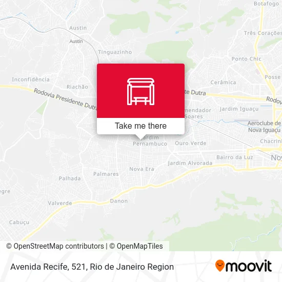 Avenida Recife, 521 map