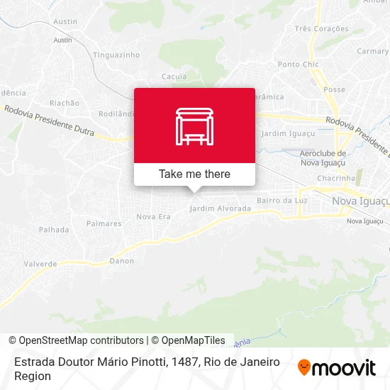 Estrada Doutor Mário Pinotti, 1487 map