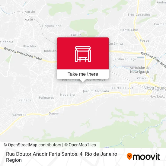 Rua Doutor Anadir Faria Santos, 4 map