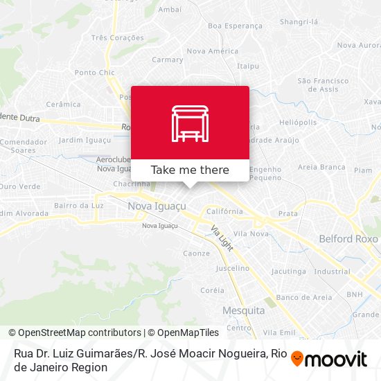 Rua Dr. Luiz Guimarães / R. José Moacir Nogueira map