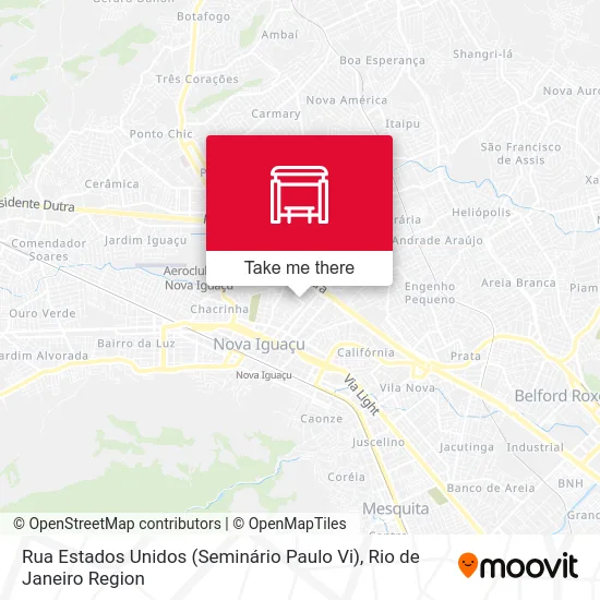 Rua Estados Unidos (Seminário Paulo Vi) map