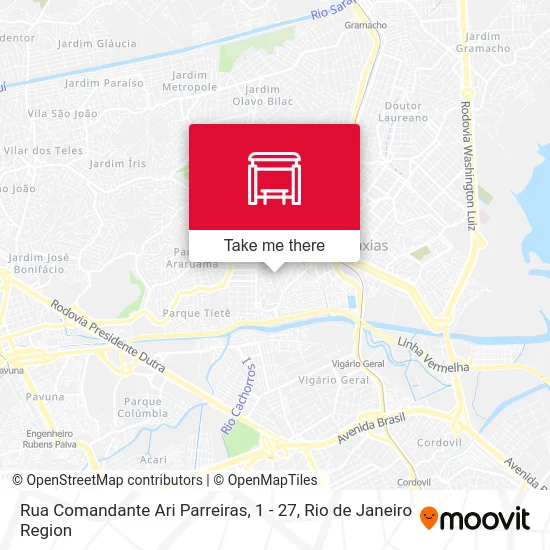 Rua Comandante Ari Parreiras, 1 - 27 map