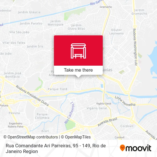 Rua Comandante Ari Parreiras, 95 - 149 map