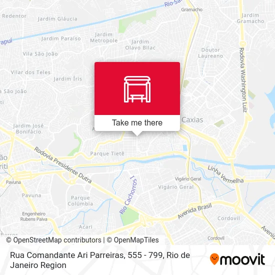 Rua Comandante Ari Parreiras, 555 - 799 map