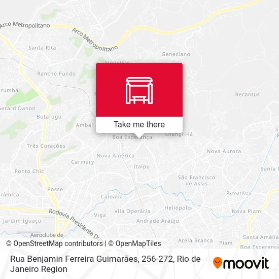 Rua Benjamin Ferreira Guimarães, 256-272 map