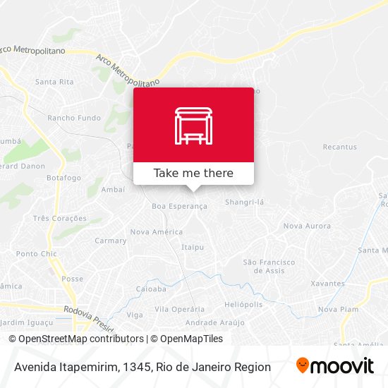 Avenida Itapemirim, 1345 map