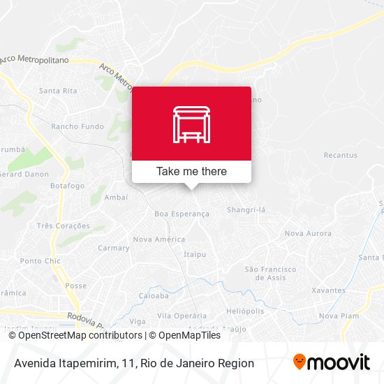Avenida Itapemirim, 11 map
