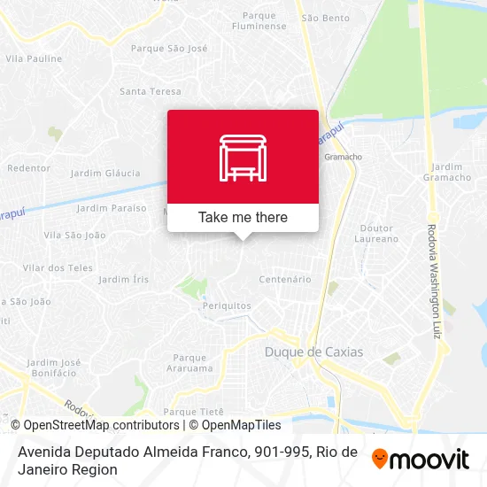 Avenida Deputado Almeida Franco, 901-995 map