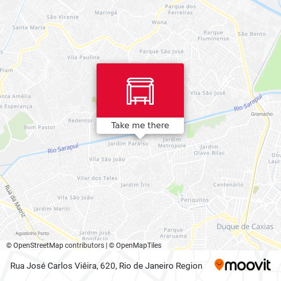 Rua José Carlos Viêira, 620 map