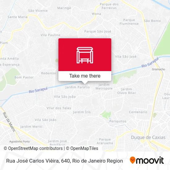 Rua José Carlos Viêira, 640 map