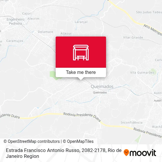 Estrada Francisco Antonio Russo, 2082-2178 map