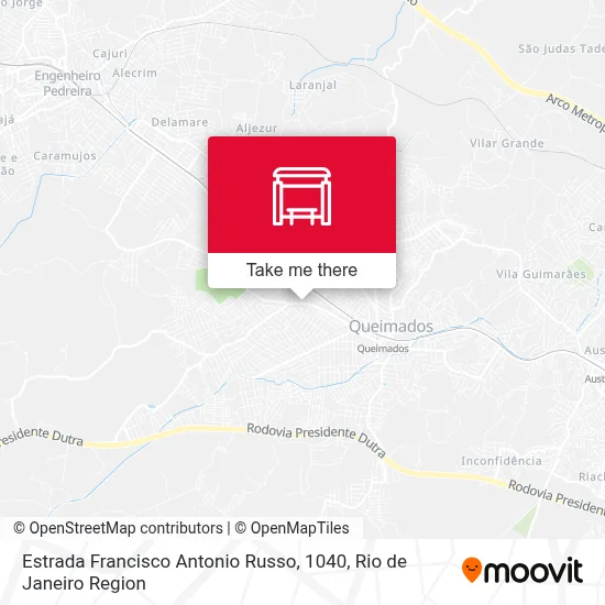 Estrada Francisco Antonio Russo, 1040 map