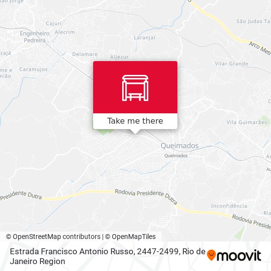 Estrada Francisco Antonio Russo, 2447-2499 map
