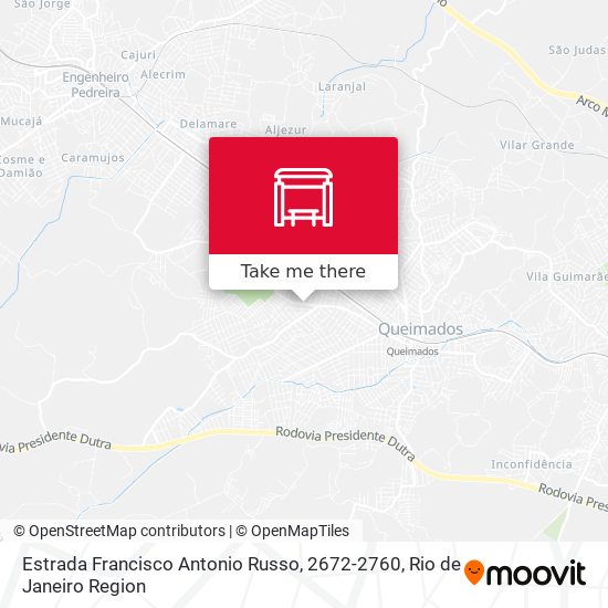 Estrada Francisco Antonio Russo, 2672-2760 map