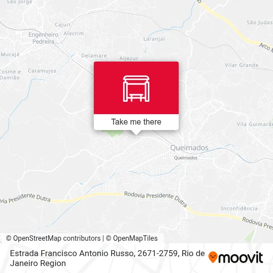 Estrada Francisco Antonio Russo, 2671-2759 map