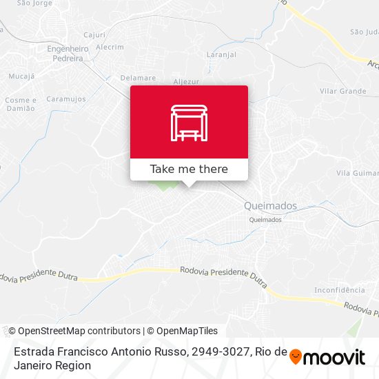 Estrada Francisco Antonio Russo, 2949-3027 map