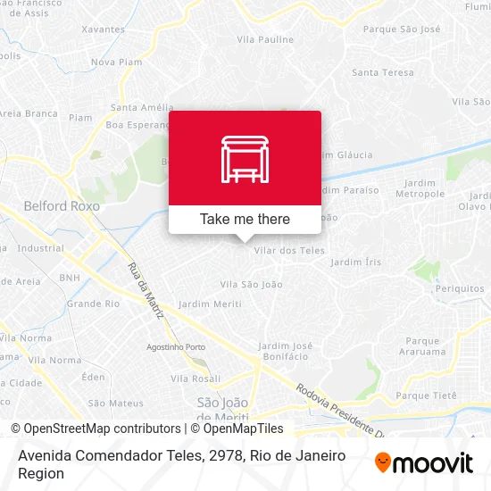 Avenida Comendador Teles, 2978 map