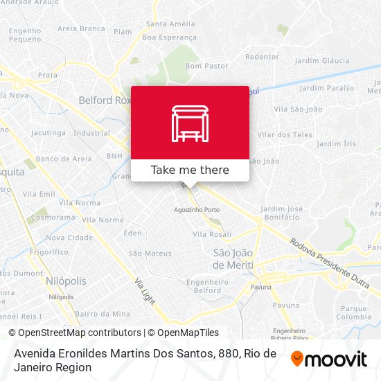 Avenida Eronildes Martins Dos Santos, 880 map