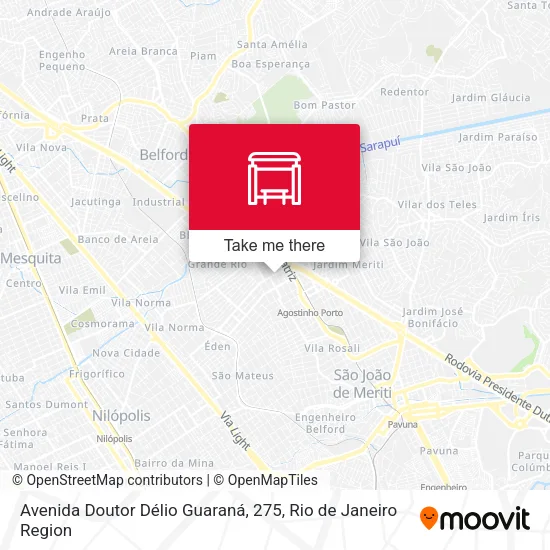 Avenida Doutor Délio Guaraná, 275 map