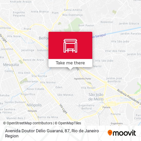 Avenida Doutor Délio Guaraná, 87 map