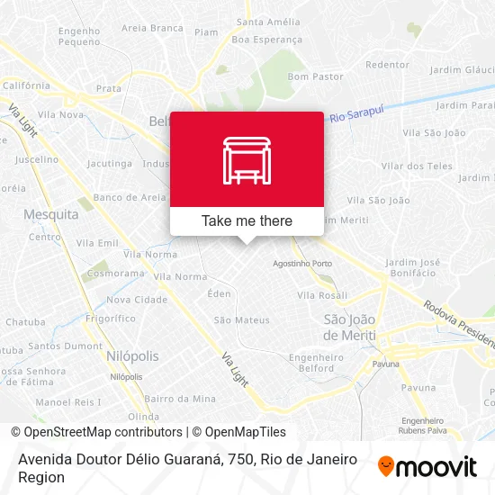 Avenida Doutor Délio Guaraná, 750 map