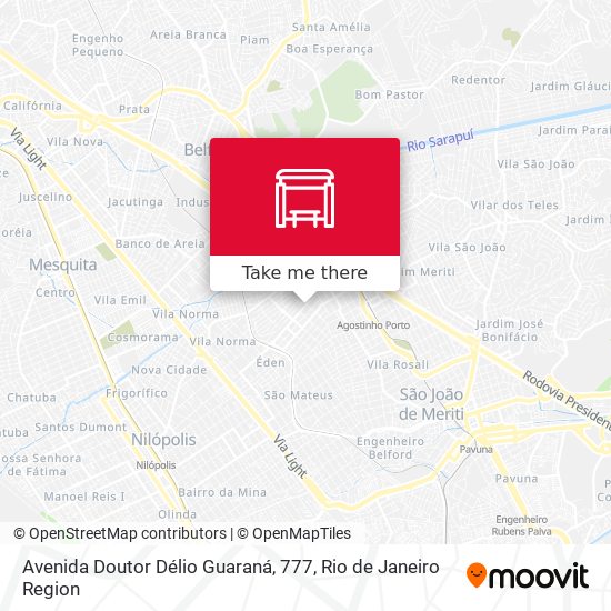 Avenida Doutor Délio Guaraná, 777 map