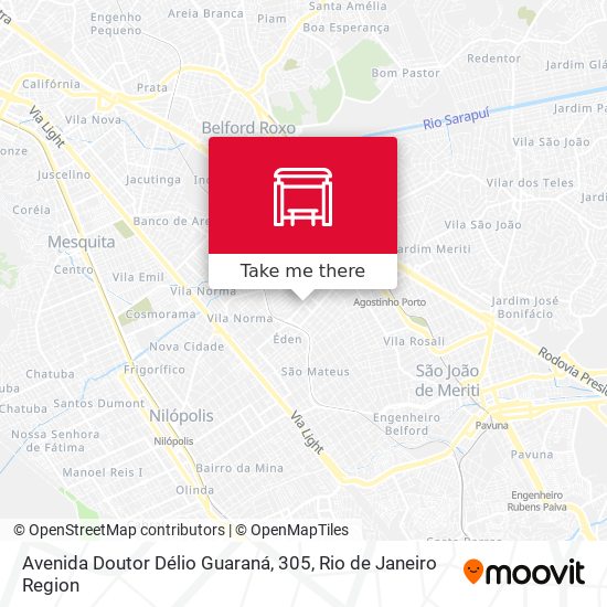 Avenida Doutor Délio Guaraná, 305 map