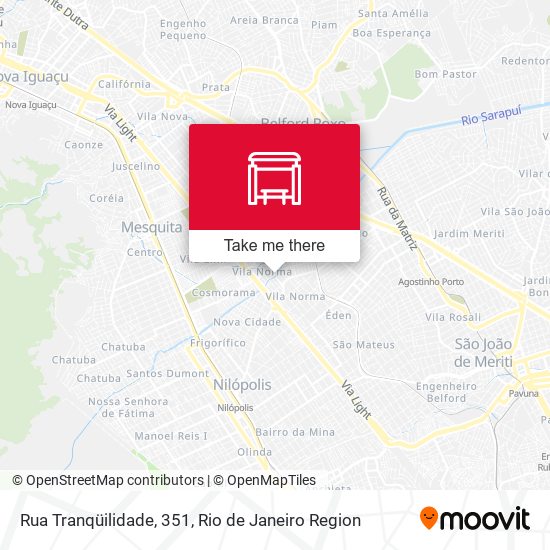 Rua Tranqüilidade, 351 map