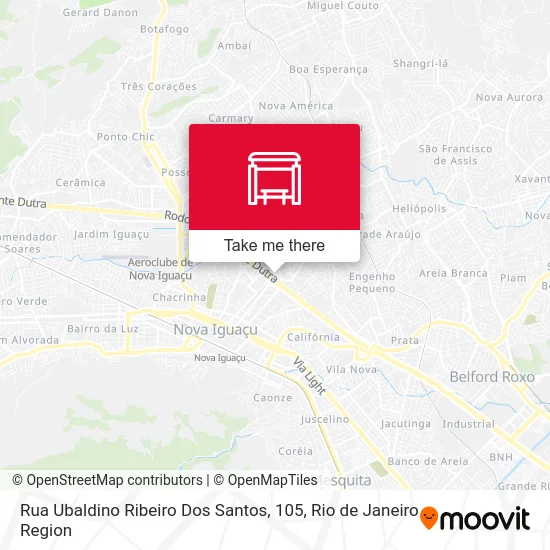 Rua Ubaldino Ribeiro Dos Santos, 105 map
