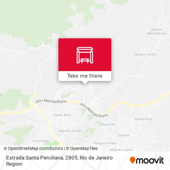 Estrada Santa Perciliana, 2805 map