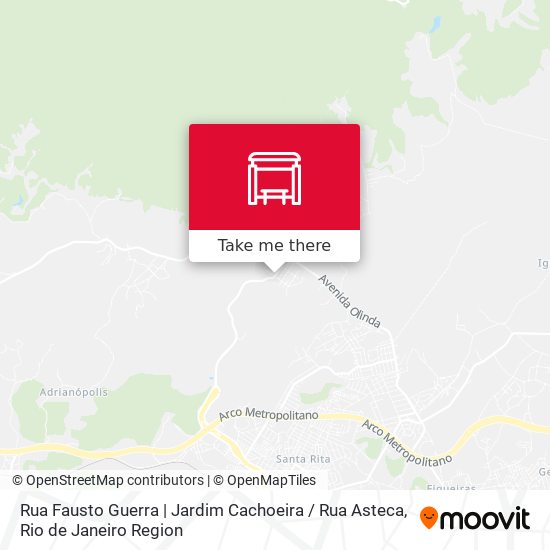 Rua Fausto Guerra | Jardim Cachoeira / Rua Asteca map