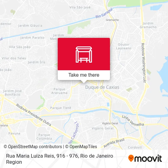 Rua Maria Luiza Reis, 916 - 976 map