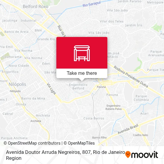 Avenida Doutor Arruda Negreiros, 807 map