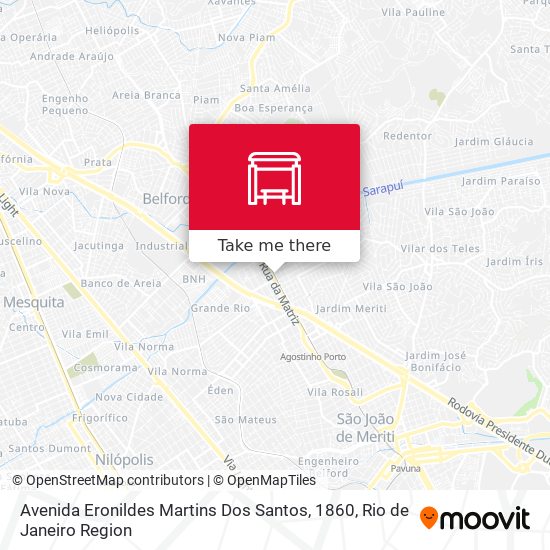 Avenida Eronildes Martins Dos Santos, 1860 map
