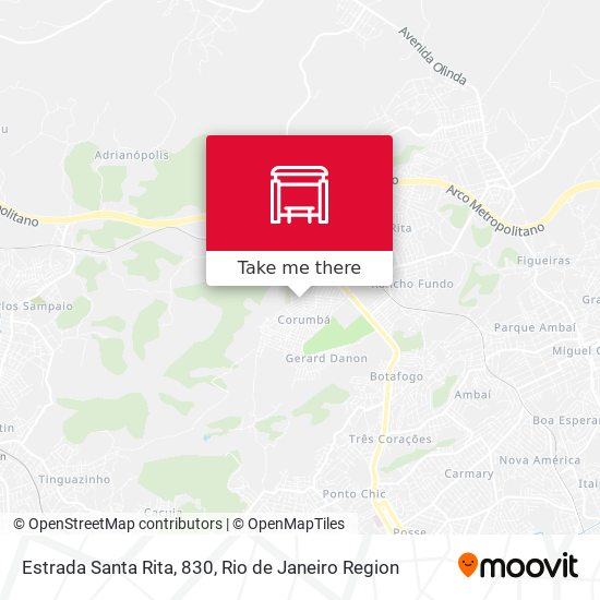 Estrada Santa Rita, 830 map