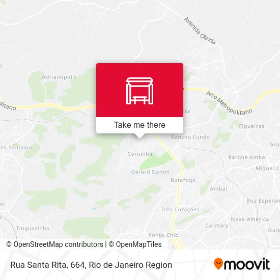 Rua Santa Rita, 664 map