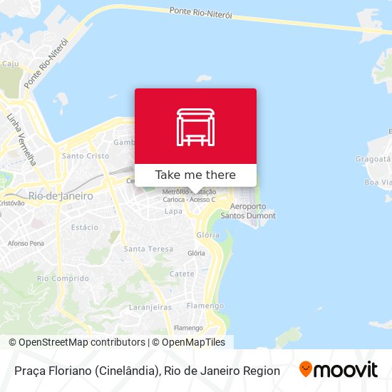 Praça Floriano (Cinelândia) map